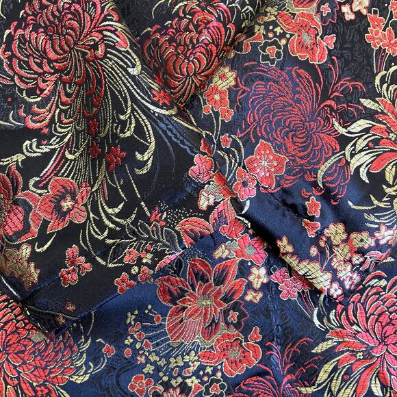 Robert Louis Vtg Oriental Traditional Asian Style Silk Blend Jacket Cheongsam - Picture 14 of 16